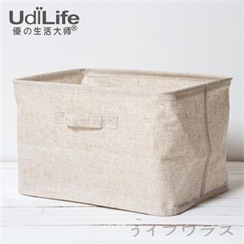 【UdiLife】森/棉麻收納盒/大－3入組【金石堂、博客來熱銷】