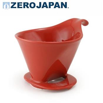 【ZERO JAPAN】典藏陶瓷咖啡漏斗(大)(蕃茄紅)【金石堂、博客來熱銷】