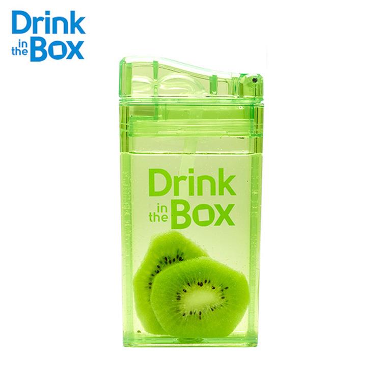 「加拿大Drink in the box 」兒童戶外方形吸管杯－小草綠