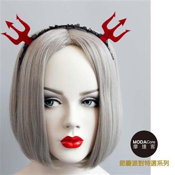 【摩達客】萬聖節派對頭飾－紅黑小惡魔爪創意造型髮箍【金石堂、博客來熱銷】