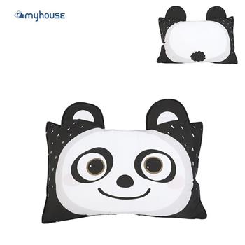 【虎兒寶】myhouse 韓國防蟎抗敏可愛動物夥伴雙面枕頭套 － 熊貓【金石堂、博客來熱銷】