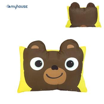 【虎兒寶】myhouse 韓國防蟎抗敏可愛動物夥伴雙面枕頭套 － 小熊【金石堂、博客來熱銷】