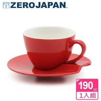 【ZERO JAPAN】杯盤組190cc（蕃茄紅）【金石堂、博客來熱銷】