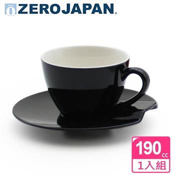 【ZERO JAPAN】杯盤組190cc（黑）【金石堂、博客來熱銷】