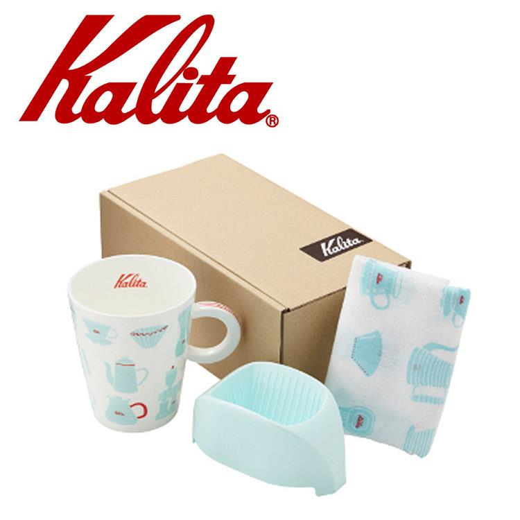 Kalita咖啡馬克濾杯組合（天使藍） #73114