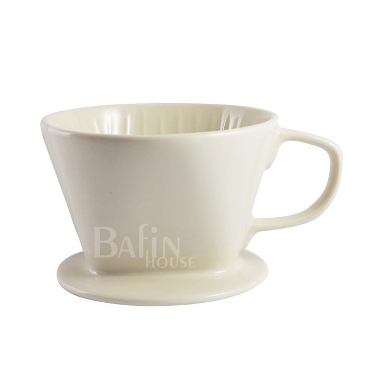【Bafin House】Welead 102 陶瓷咖啡濾杯 2－4人份 （白）