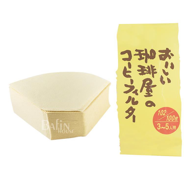 【日本 三洋】102 咖啡濾紙 100張（無漂白）