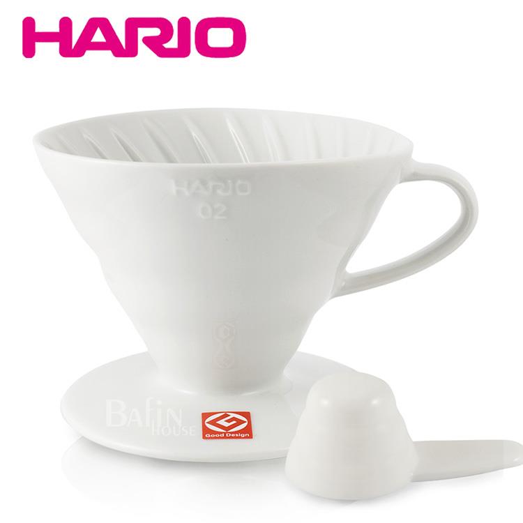 【日本 HARIO】1－4人份 有田燒陶瓷濾杯+Bafin House 不鏽鋼磨豆機
