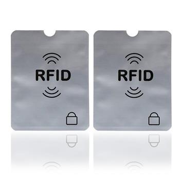 RFID防消磁防盜錄信用卡鋁箔卡套（2入）【金石堂、博客來熱銷】