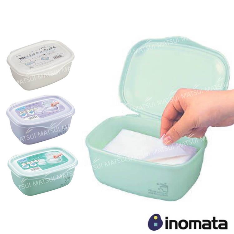 INOMATA 日本製 多用途收納盒（綠/白/紫 顏色隨機） IN－2710