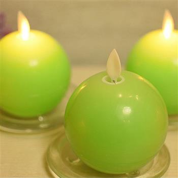 LED蘋果造型蠟燭燈（1入）－青蘋果（綠色）【金石堂、博客來熱銷】