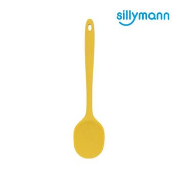 【韓國sillymann】 100%鉑金矽膠精品一體成型拌炒勺（黃）【金石堂、博客來熱銷】