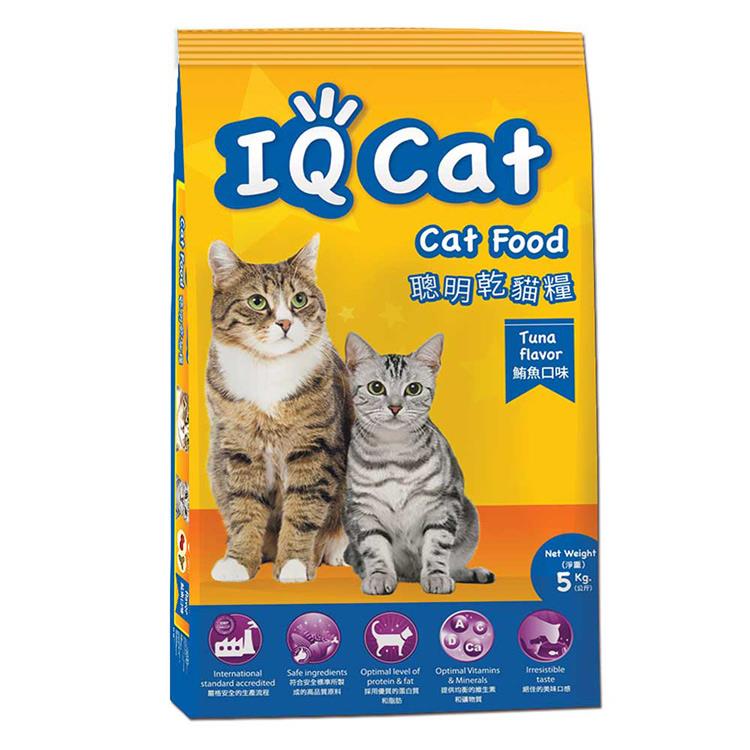 【IQ Cat】聰明乾貓糧 － 鮪魚口味成貓配方 5kg