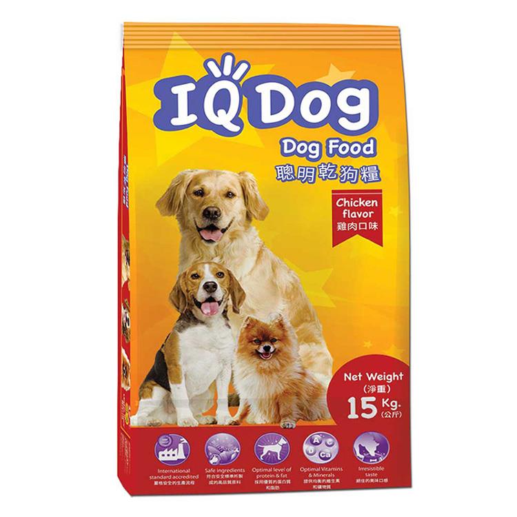 【IQ Dog】聰明乾狗糧 － 雞肉口味成犬配方 15kg