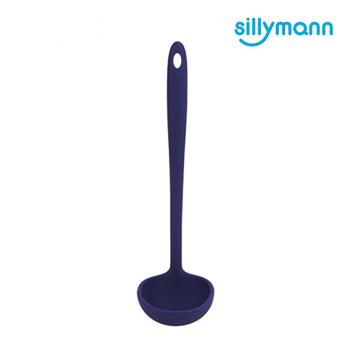 【韓國sillymann】 100%鉑金矽膠精品一體成型湯勺（藍）【金石堂、博客來熱銷】