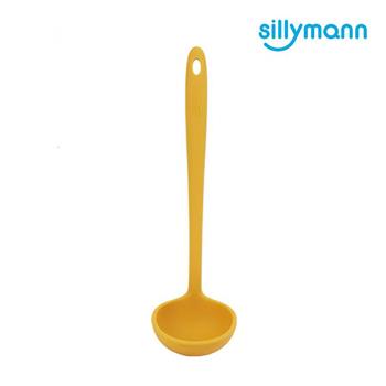 【韓國sillymann】 100%鉑金矽膠精品一體成型湯勺（黃）【金石堂、博客來熱銷】