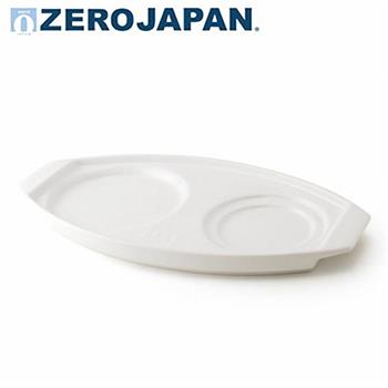 【ZERO JAPAN】陶瓷典雅造型托盤（白色）【金石堂、博客來熱銷】