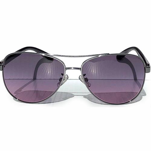 COACH 飛行員造型太陽眼鏡－煙燻紫