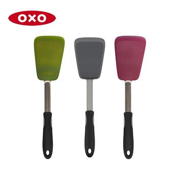 【OXO】好好握矽膠不銹鋼鍋鏟【金石堂、博客來熱銷】