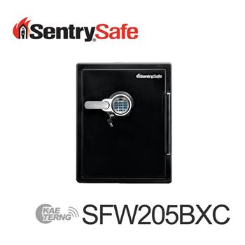 Sentry Safe 指紋辨識及電子式密碼鎖防火防水金庫（大）SFW205BXC【金石堂、博客來熱銷】