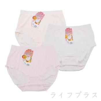 大尺碼棉質袖針女內褲-6件組-6件組