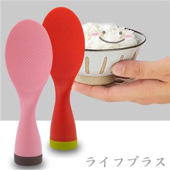 日本製站立式飯匙－粉紅色/紅色－1入組【金石堂、博客來熱銷】