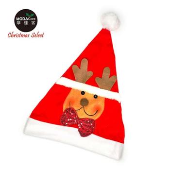 摩達客耶誕派對－可愛領結麋鹿頭聖誕帽【金石堂、博客來熱銷】