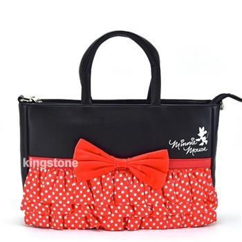 Disney【米妮蝴蝶結】造型手提包【金石堂、博客來熱銷】