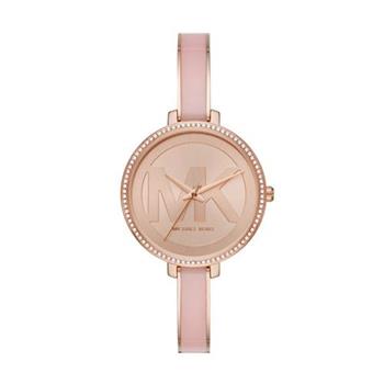 MICHAEL KORS 晶鑽鋼錶帶腕錶－粉色【金石堂、博客來熱銷】