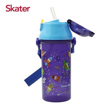 Skater吸管銀離子水壺（480ml）太空宇宙【金石堂、博客來熱銷】