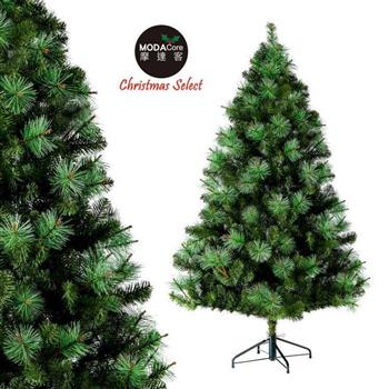 摩達客耶誕-10呎/10尺(300cm)PVC＋ 松針深淺綠擬真混合葉聖誕樹 裸樹(不含飾品不含燈)本島免運費【金石堂、博客來熱銷】