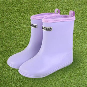 日本 MARBLE LINE B87662PA 粉紫色 兒童雨鞋【金石堂、博客來熱銷】