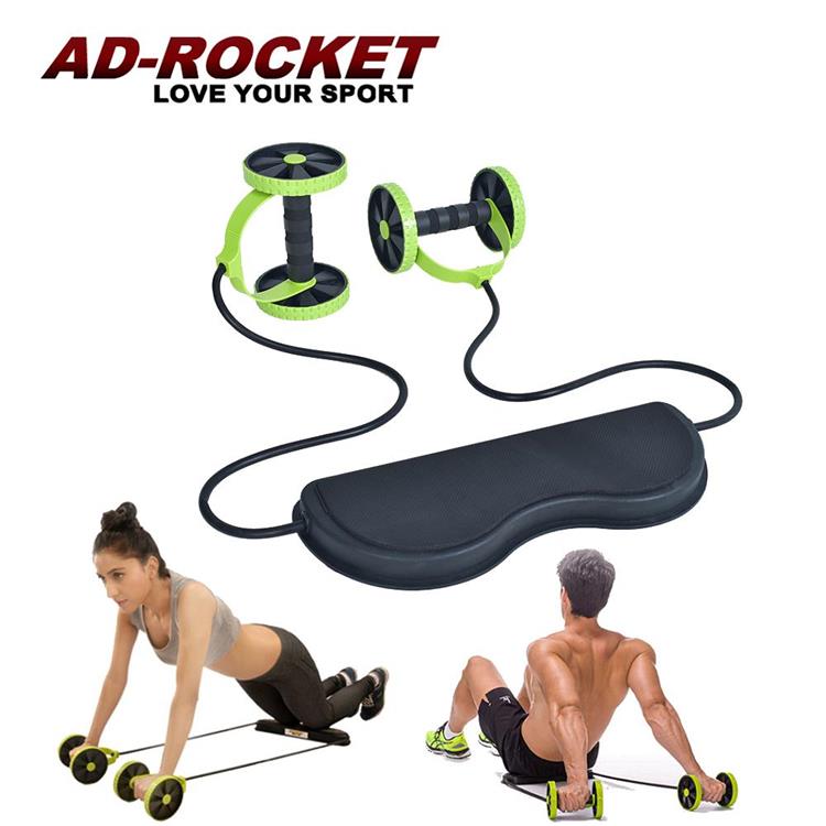 【AD－ROCKET】炫腹神器健腹輪/拉力繩/滾輪/馬甲輪/健腹器