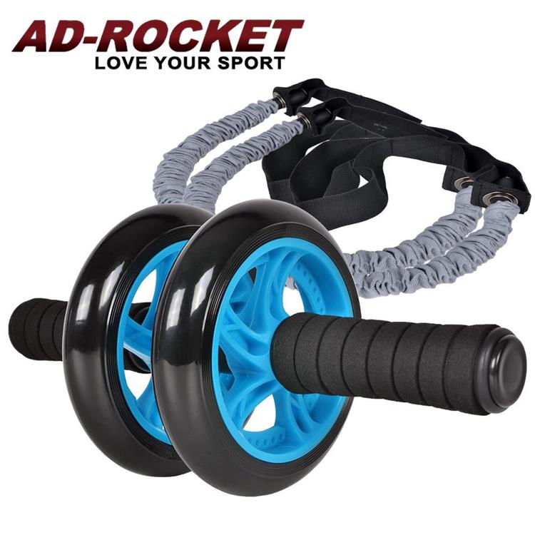 【AD－ROCKET】超靜音滾輪健身器超值豪華組/健腹器/滾輪/腹肌