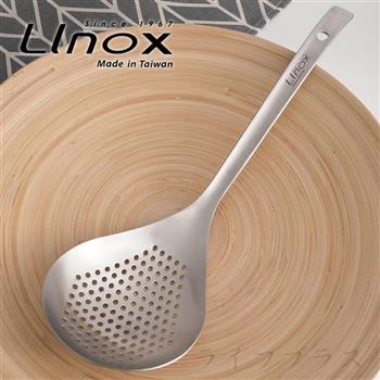 Linox #304不鏽鋼大菜匙－孔－2入組【金石堂、博客來熱銷】