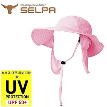 【韓國SELPA】抗UV透氣男女可用遮陽帽/UVF50/釣魚/戶外/防曬