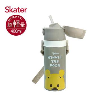 Skater吸管不鏽鋼保溫水壺（400ml）維尼POOH