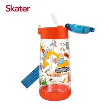 Skater PET吸管水壺（480ml）工程車【金石堂、博客來熱銷】