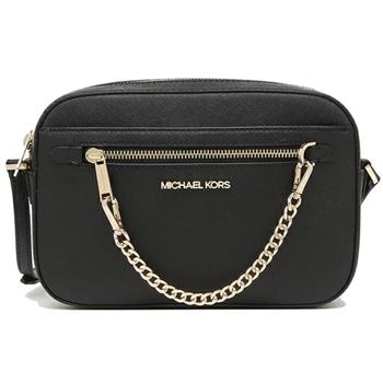 MICHAEL KORS 皮革鏈帶方包－黑