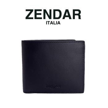【ZENDAR】義大利精品 頂級NAPPA小牛皮8卡皮夾 拉斐爾系列 （黑色）【金石堂、博客來熱銷】