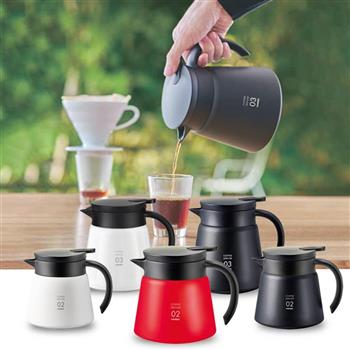 【HARIO】V60 VHS系列雙層真空不鏽鋼咖啡保溫壺02 550ml （2－4杯）
