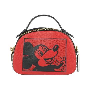 COACH 迪士尼聯名撞色斜背包－紅【金石堂、博客來熱銷】