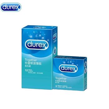 【Durex 杜蕾斯】杜蕾斯激情裝保險套12入＋激情裝保險套3入