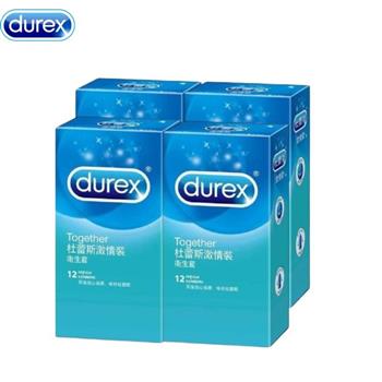 【Durex 杜蕾斯】激情裝保險套12入*4盒