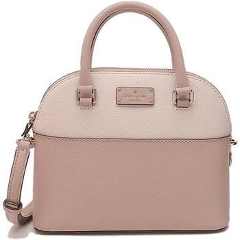 Kate Spade 拼接皮革兩用包－粉