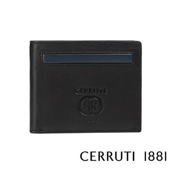 【CERRUTI 1881】限量2折 頂級義大利小牛皮8卡皮夾 全新專櫃展示品（CEPU05702M）【金石堂、博客來熱銷】