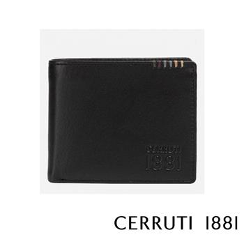 【CERRUTI 1881】限量2折 頂級義大利小牛皮6卡皮夾 全新專櫃展示品（CEPU05655M）【金石堂、博客來熱銷】