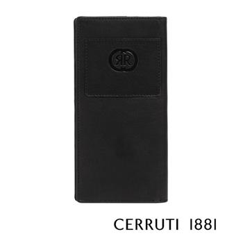 【CERRUTI 1881】限量2折 頂級義大利小牛皮12卡長夾 全新專櫃展示品（CEPU05708M）【金石堂、博客來熱銷】