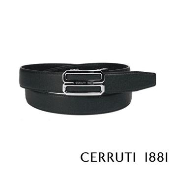 【CERRUTI 1881】限量2折 頂級義大利小牛皮皮帶 全新專櫃展示品（CECT05473M）【金石堂、博客來熱銷】
