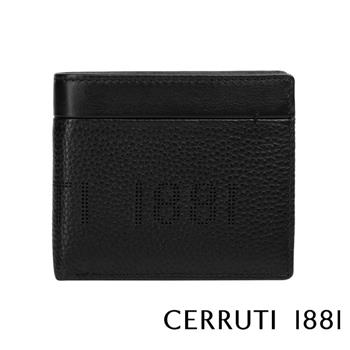 【CERRUTI 1881】限量2折 頂級義大利小牛皮6卡皮夾 全新專櫃展示品（CEPU05544M）【金石堂、博客來熱銷】